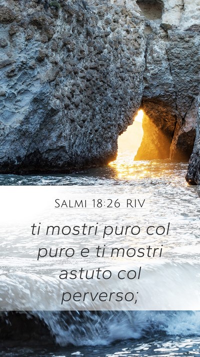 Salmi 18:26 RIV Bible Verse Image