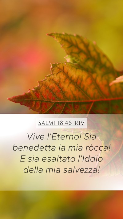 Salmi 18:46 RIV Bible Verse Image
