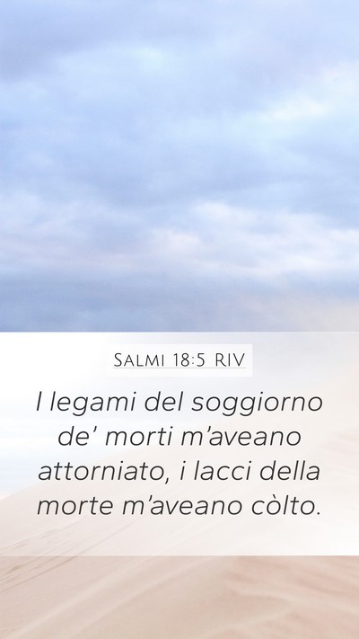 Salmi 18:5 RIV Bible Verse Image