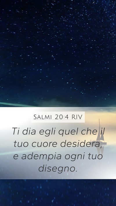 Salmi 20:4 RIV Bible Verse Image