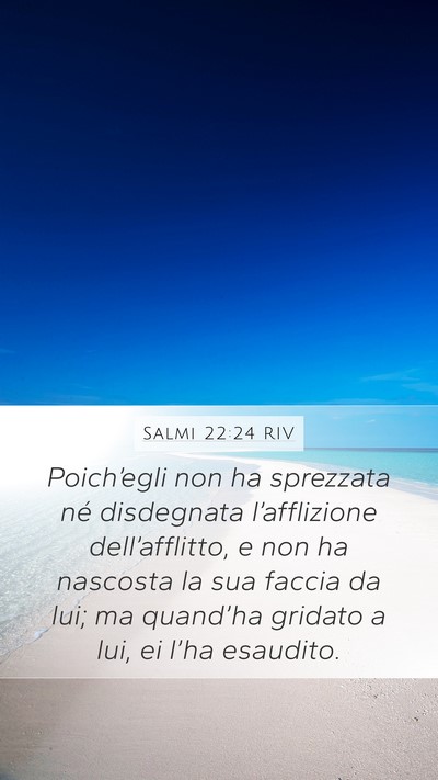 Salmi 22:24 RIV Bible Verse Image