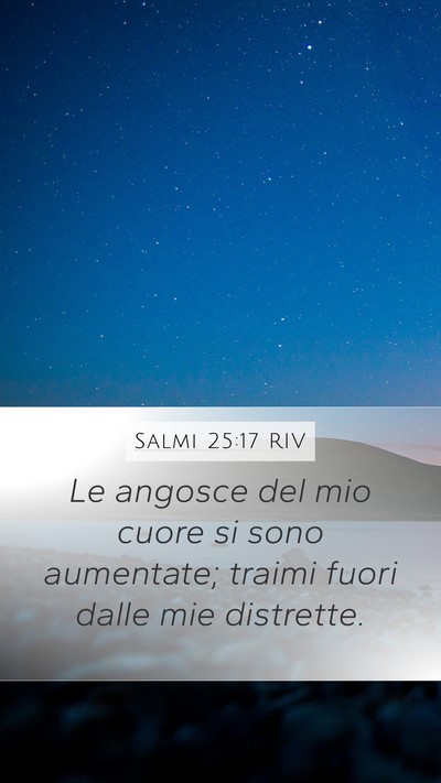 Salmi 25:17 RIV Bible Verse Image