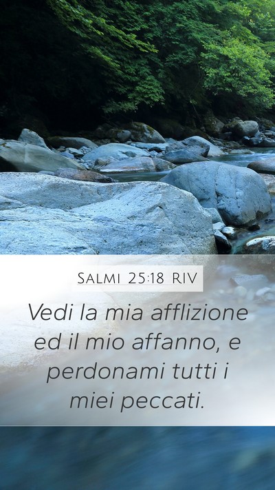 Salmi 25:18 RIV Bible Verse Image