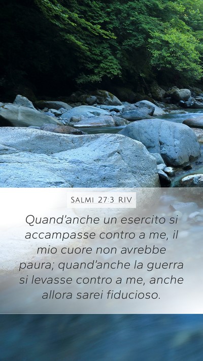 Salmi 27:3 RIV Bible Verse Image