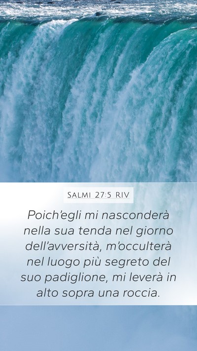 Salmi 27:5 RIV Bible Verse Image