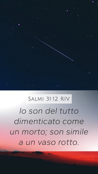 Salmi 31:12 RIV Bible Verse Image
