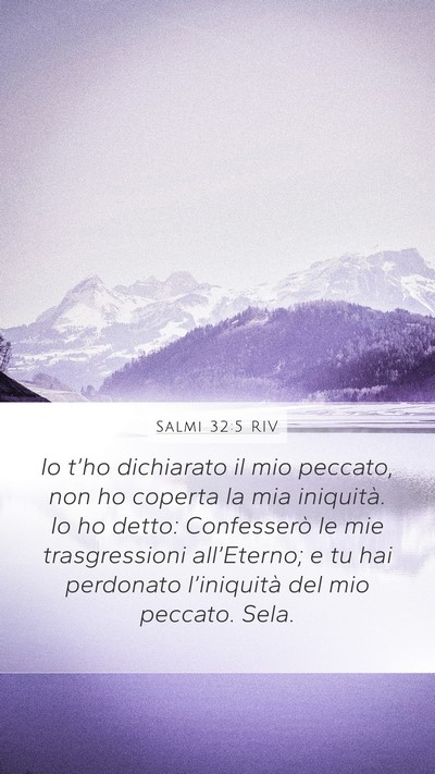 Salmi 32:5 RIV Bible Verse Image