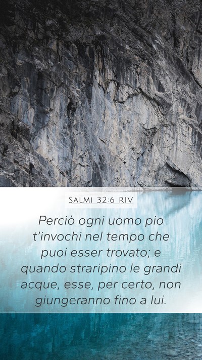 Salmi 32:6 RIV Bible Verse Image
