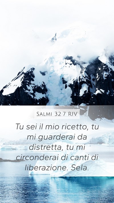 Salmi 32:7 RIV Bible Verse Image