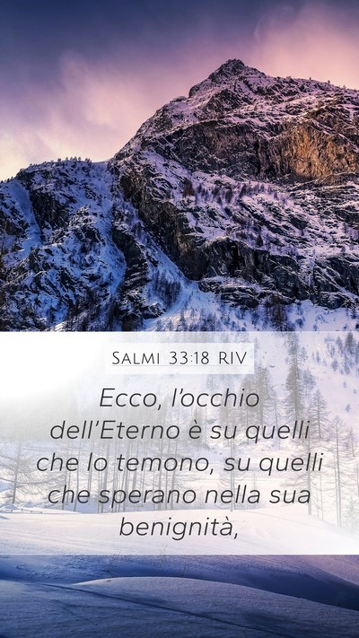 Salmi 33:18 RIV Bible Verse Image