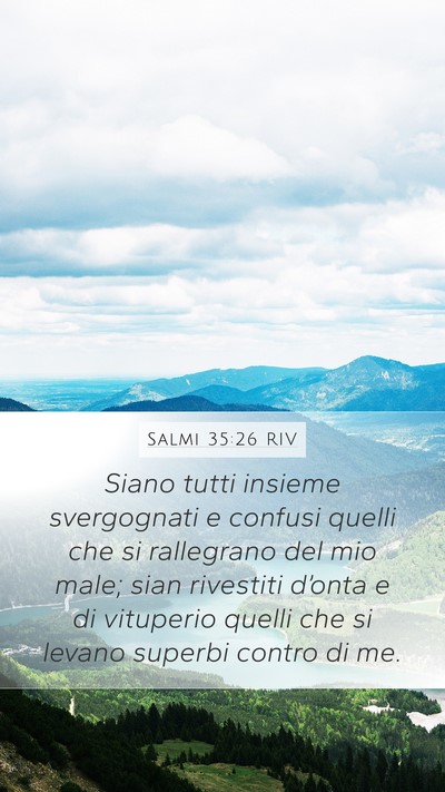 Salmi 35:26 RIV Bible Verse Image