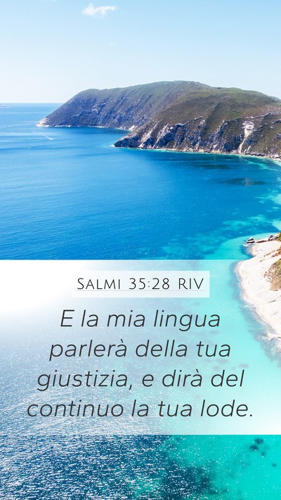 Salmi 35:28 RIV Bible Verse Image