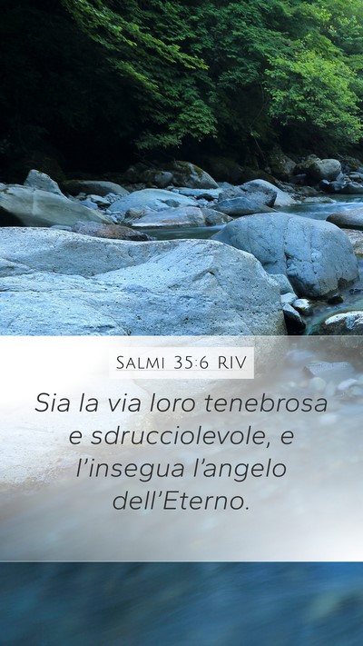 Salmi 35:6 RIV Bible Verse Image