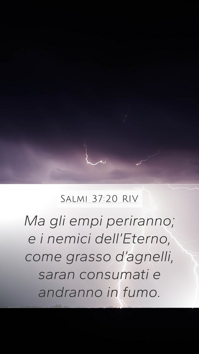 Salmi 37:20 RIV Bible Verse Image