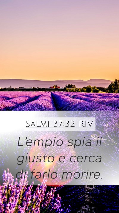 Salmi 37:32 RIV Bible Verse Image