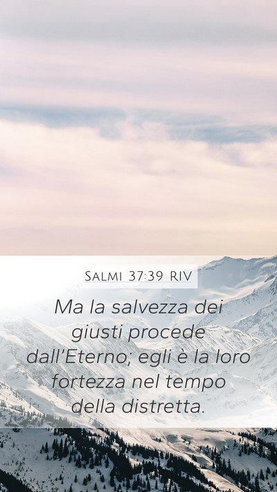 Salmi 37:39 RIV Bible Verse Image