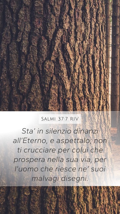 Salmi 37:7 RIV Bible Verse Image