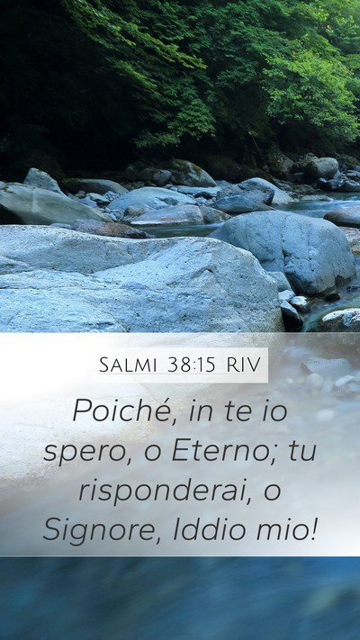 Salmi 38:15 RIV Bible Verse Image