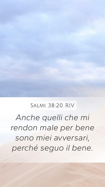 Salmi 38:20 RIV Bible Verse Image