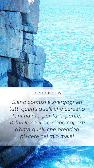 Salmi 40:14 RIV Bible Verse Image