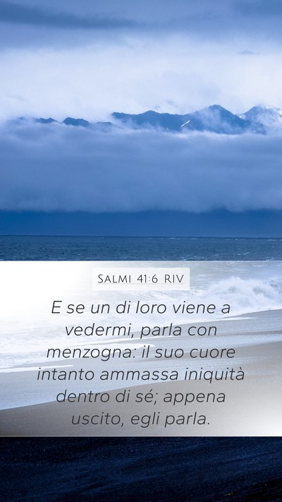 Salmi 41:6 RIV Bible Verse Image