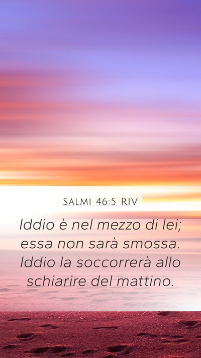 Salmi 46:5 RIV Bible Verse Image