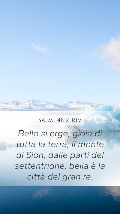 Salmi 48:2 RIV Bible Verse Image