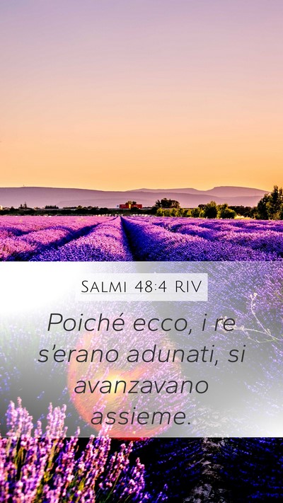 Salmi 48:4 RIV Bible Verse Image