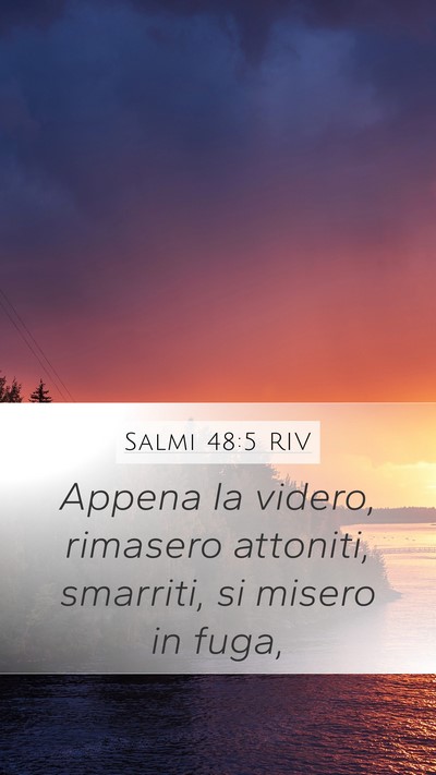 Salmi 48:5 RIV Bible Verse Image