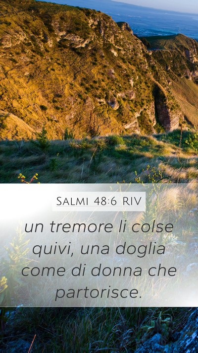 Salmi 48:6 RIV Bible Verse Image