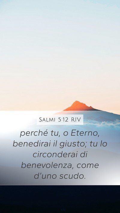 Salmi 5:12 RIV Bible Verse Image