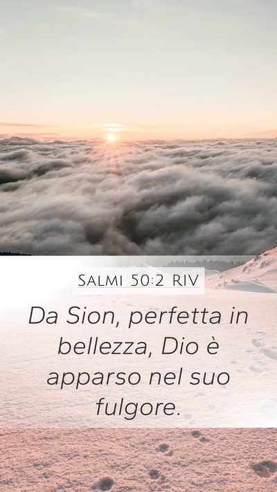 Salmi 50:2 RIV Bible Verse Image