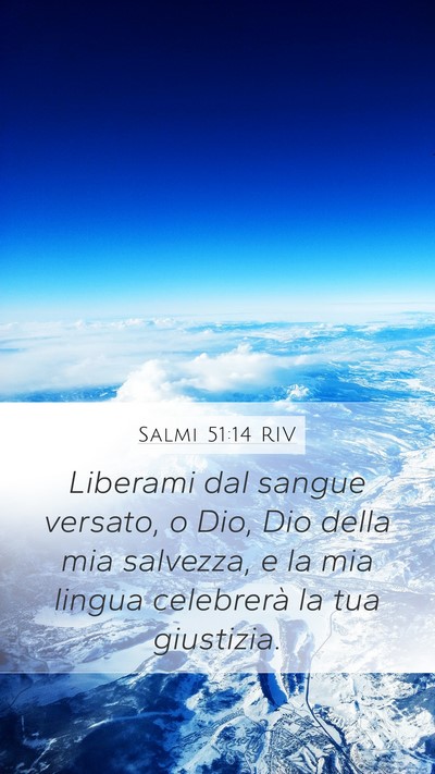 Salmi 51:14 RIV Bible Verse Image