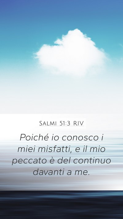 Salmi 51:3 RIV Bible Verse Image