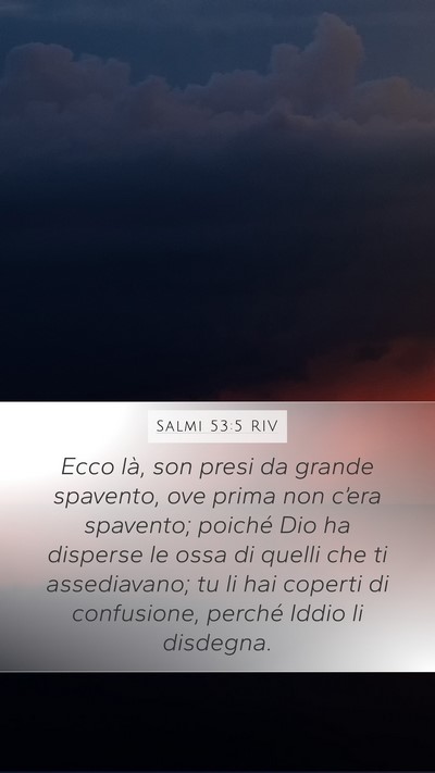 Salmi 53:5 RIV Bible Verse Image
