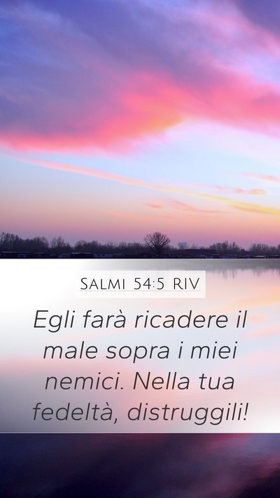 Salmi 54:5 RIV Bible Verse Image