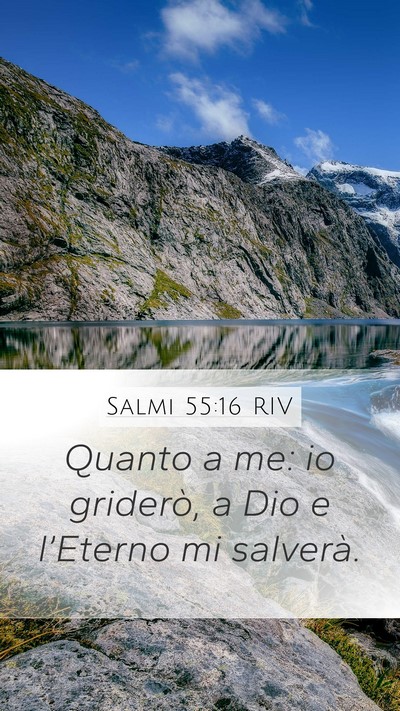 Salmi 55:16 RIV Bible Verse Image