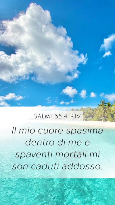 Salmi 55:4 RIV Bible Verse Image