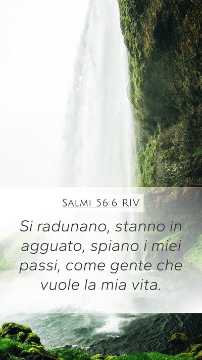 Salmi 56:6 RIV Bible Verse Image