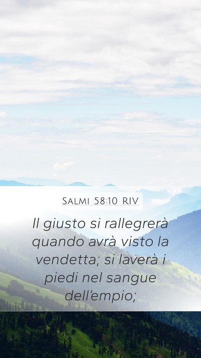 Salmi 58:10 RIV Bible Verse Image