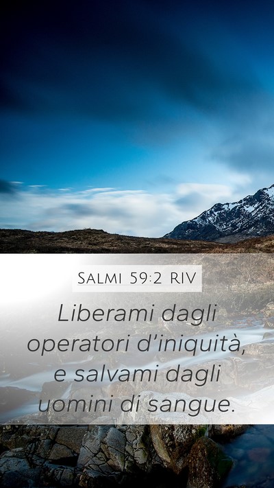 Salmi 59:2 RIV Bible Verse Image
