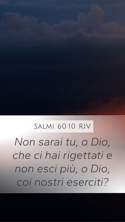 Salmi 60:10 RIV Bible Verse Image