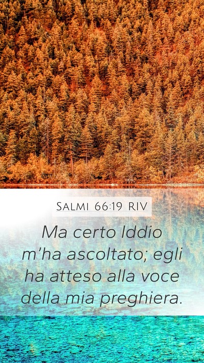 Salmi 66:19 RIV Bible Verse Image
