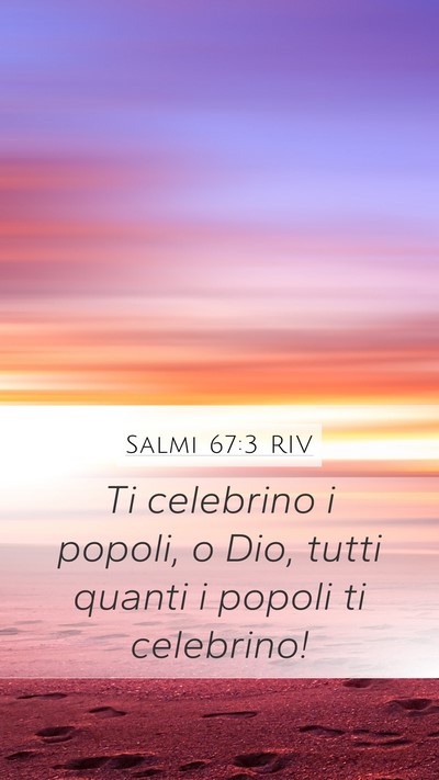 Salmi 67:3 RIV Bible Verse Image