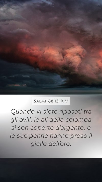 Salmi 68:13 RIV Bible Verse Image