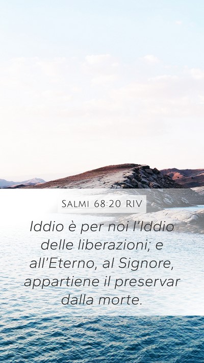 Salmi 68:20 RIV Bible Verse Image