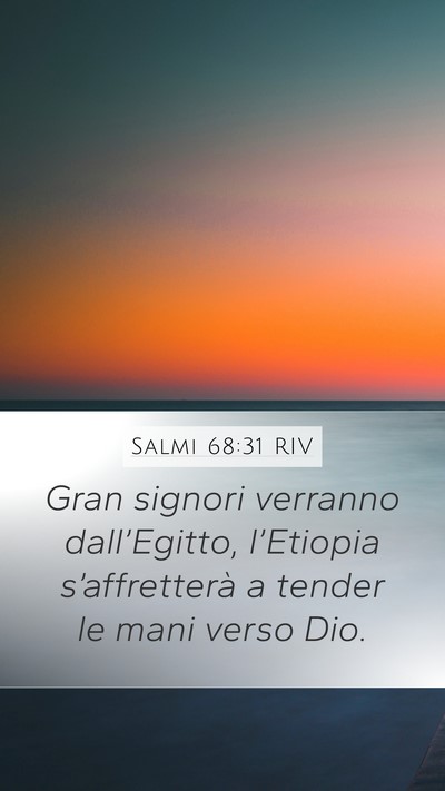 Salmi 68:31 RIV Bible Verse Image