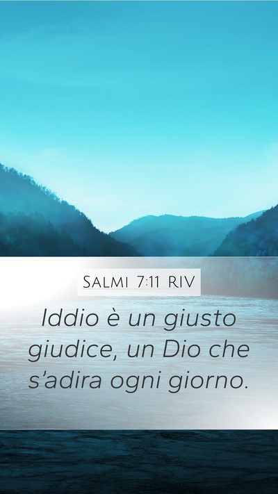 Salmi 7:11 RIV Bible Verse Image