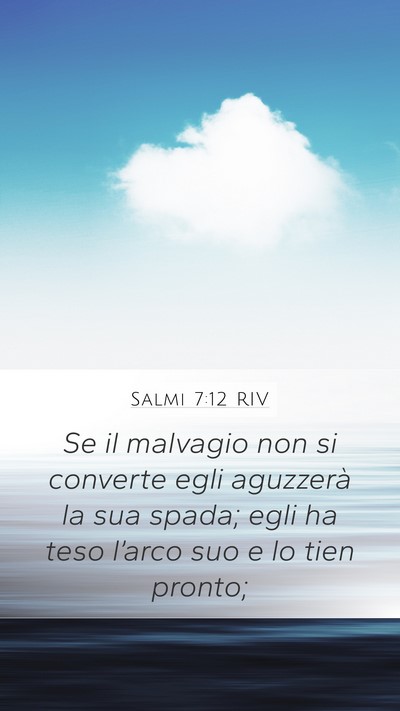 Salmi 7:12 RIV Bible Verse Image