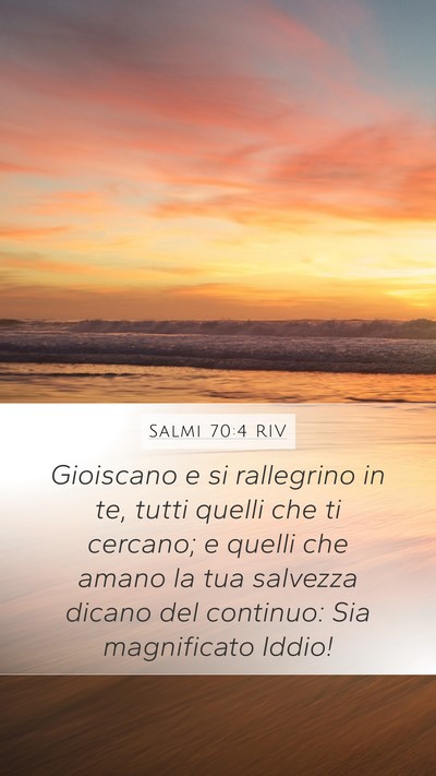 Salmi 70:4 RIV Bible Verse Image
